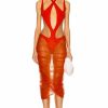 Online * Mugler Cut Out Bodysuit Dress