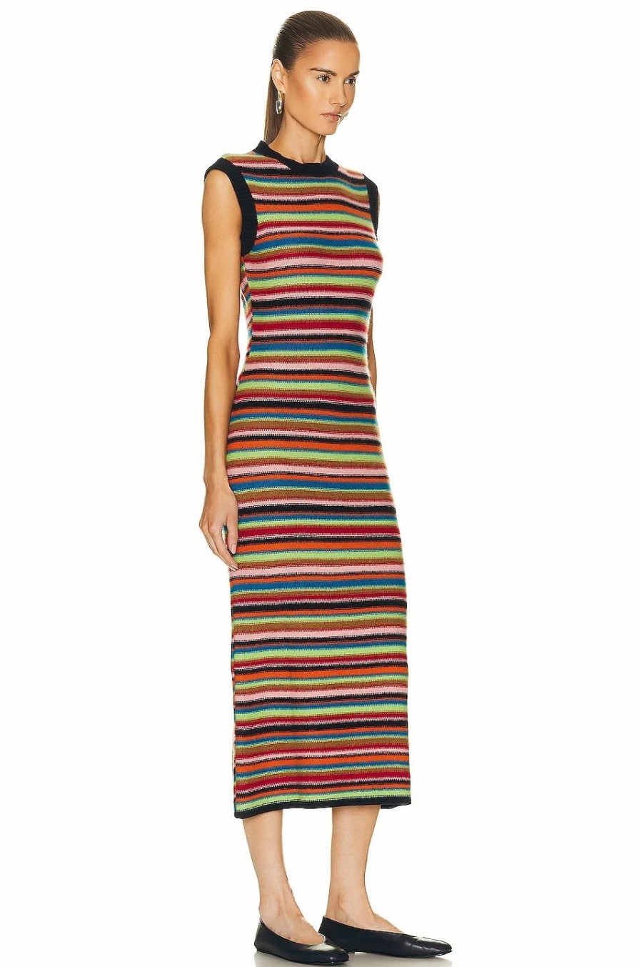 Wholesale * The Elder Statesman Vista Stripe Maxi Dress