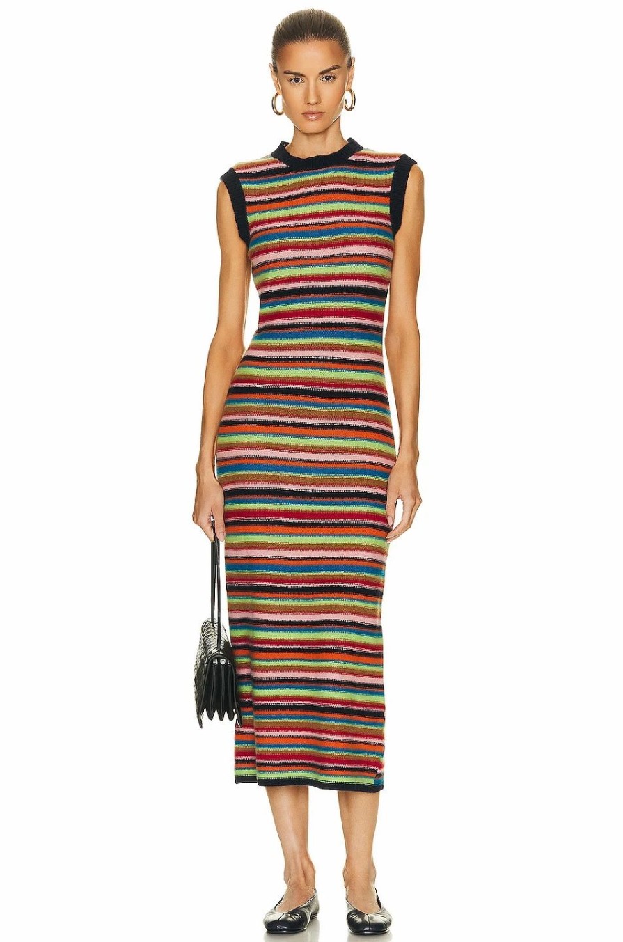 Wholesale * The Elder Statesman Vista Stripe Maxi Dress