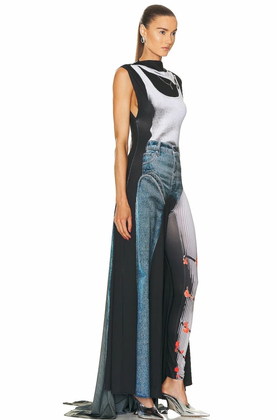 Wholesale * Y/Project X Jean-Paul Gaultier Trompe L'Oeil Pant Dress