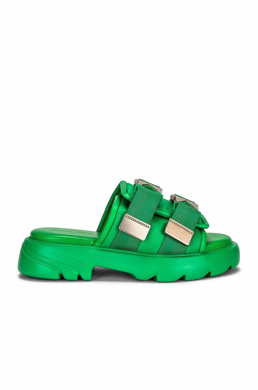 Hot * Bottega Veneta Flash Buckle Sandals