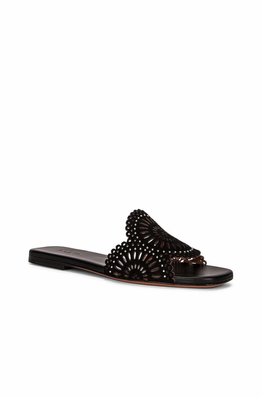 Online * Alaia Perforated Molukai Mules