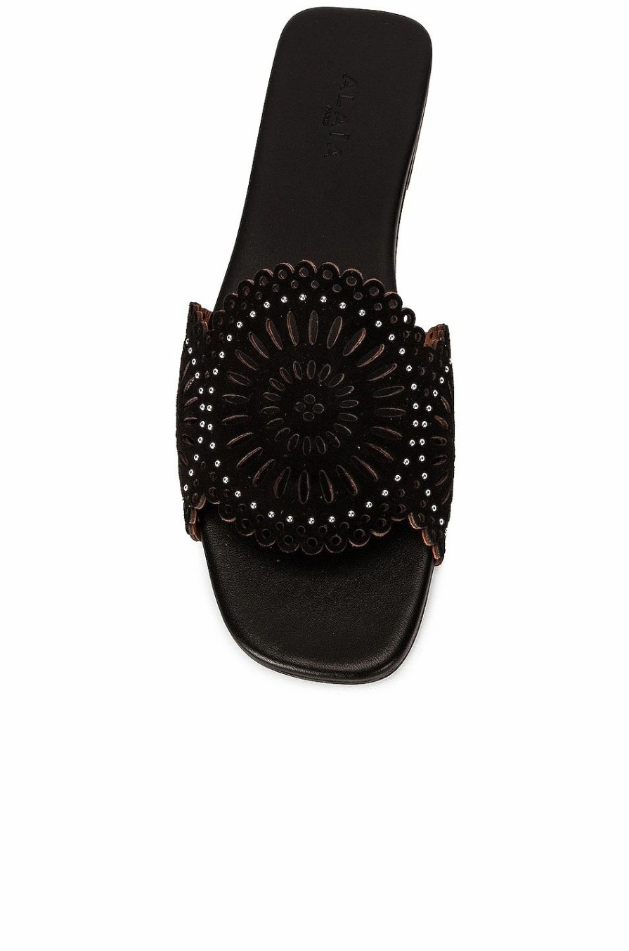 Online * Alaia Perforated Molukai Mules