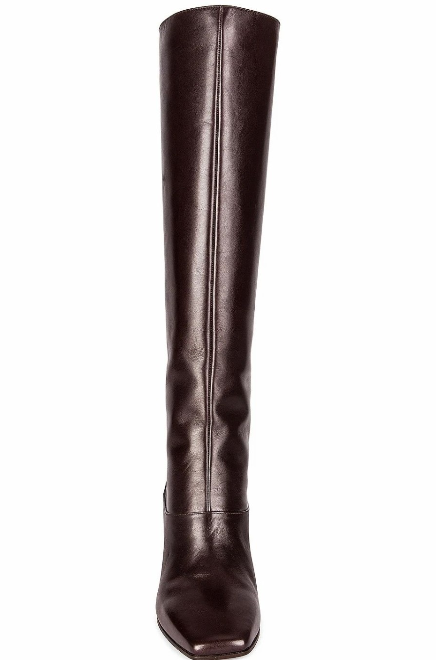 Clearance * Jimmy Choo Mahesa 85 Shiny Leather Boot