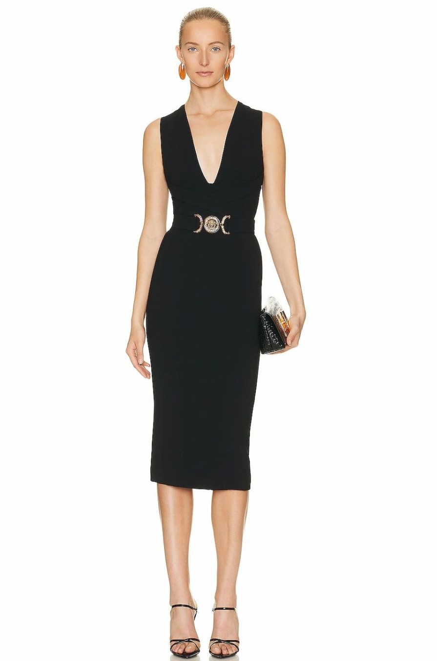 Clearance * Versace Sable Dress