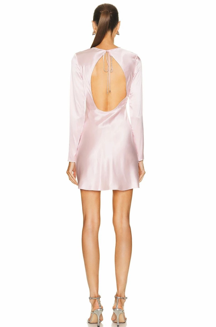 Best * Alexander Wang Silk Keyhole Back Dress