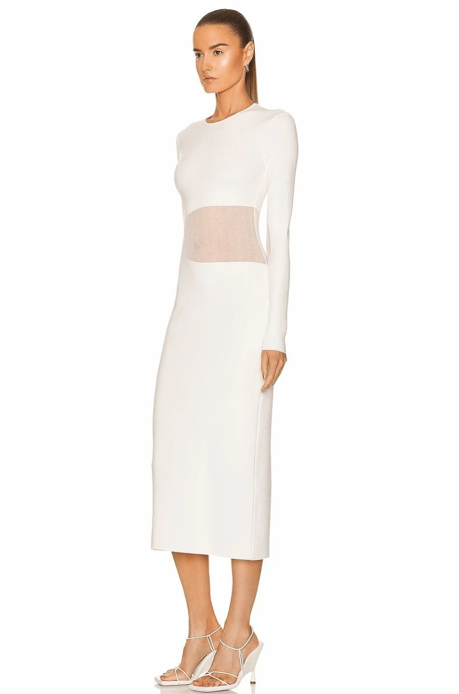 Best * Zeynep Arcay Sheer Knit Midi Dress