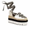 Best * Stella Mccartney Gaia Organic Canvas Platform Wedges