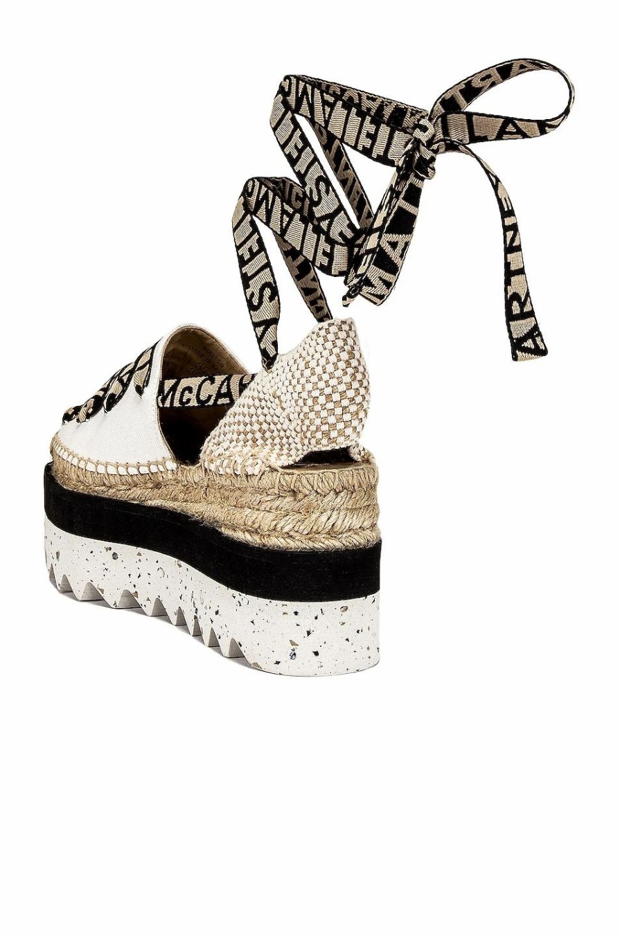 Best * Stella Mccartney Gaia Organic Canvas Platform Wedges