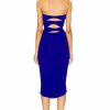 New * Norma Kamali Peekaboo Mio Midi Dress