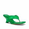 Clearance * Gia Borghini For Fwrd Leather Thong Wedge Sandal