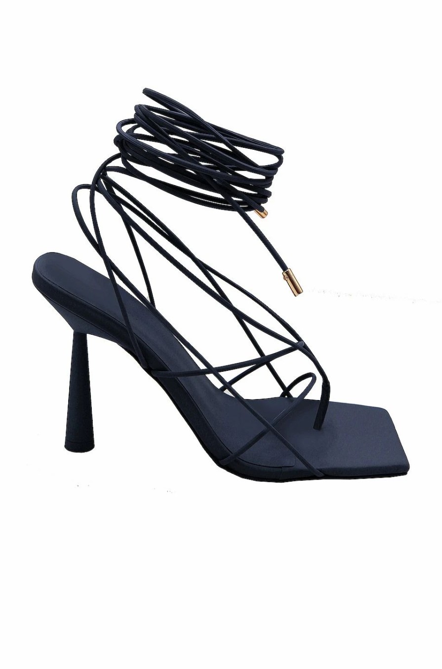 Best * Gia Borghini X Rhw Short Lace Up Sandal