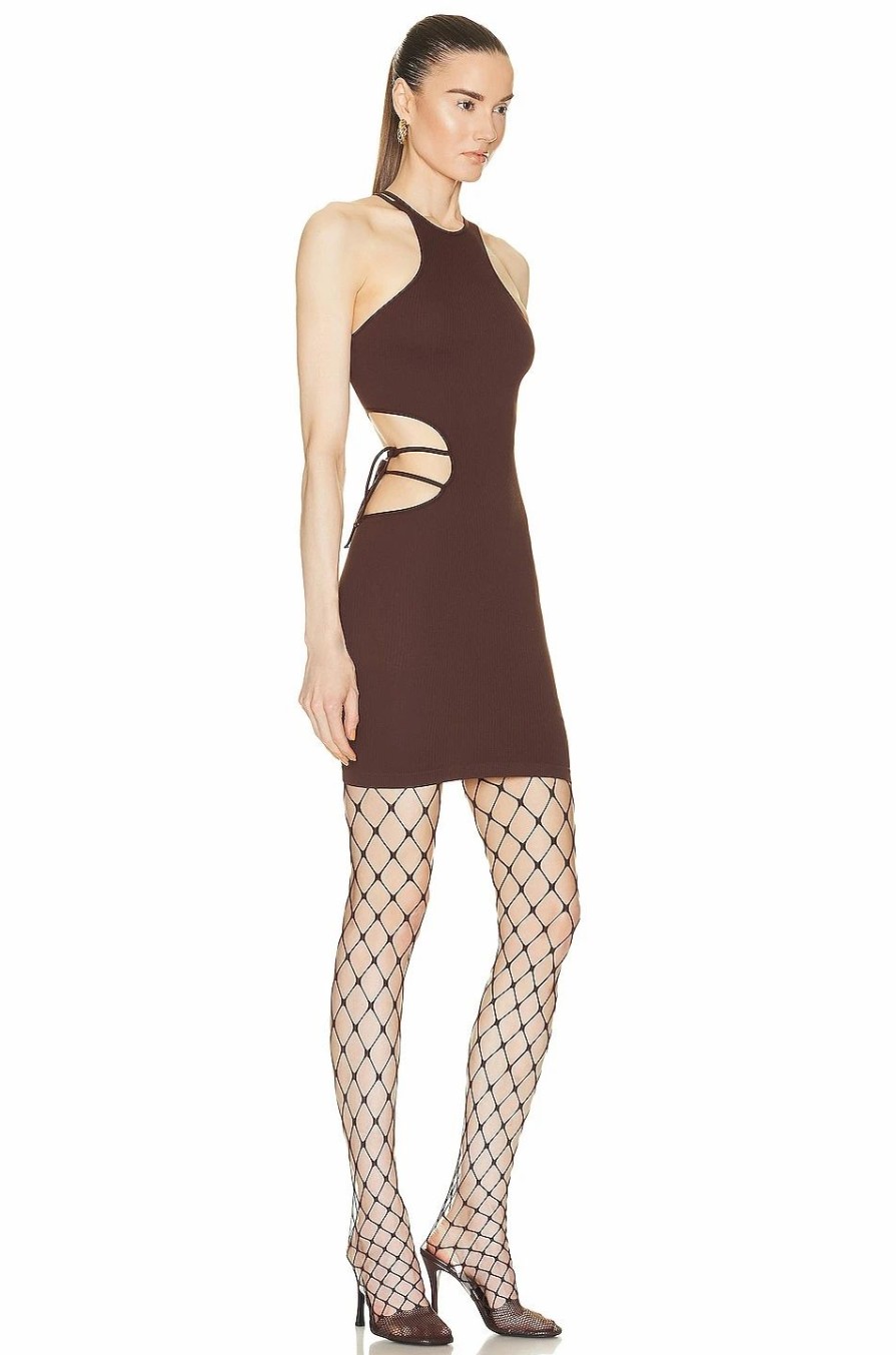 Hot * Andreadamo Mini Dress With Cut Outs