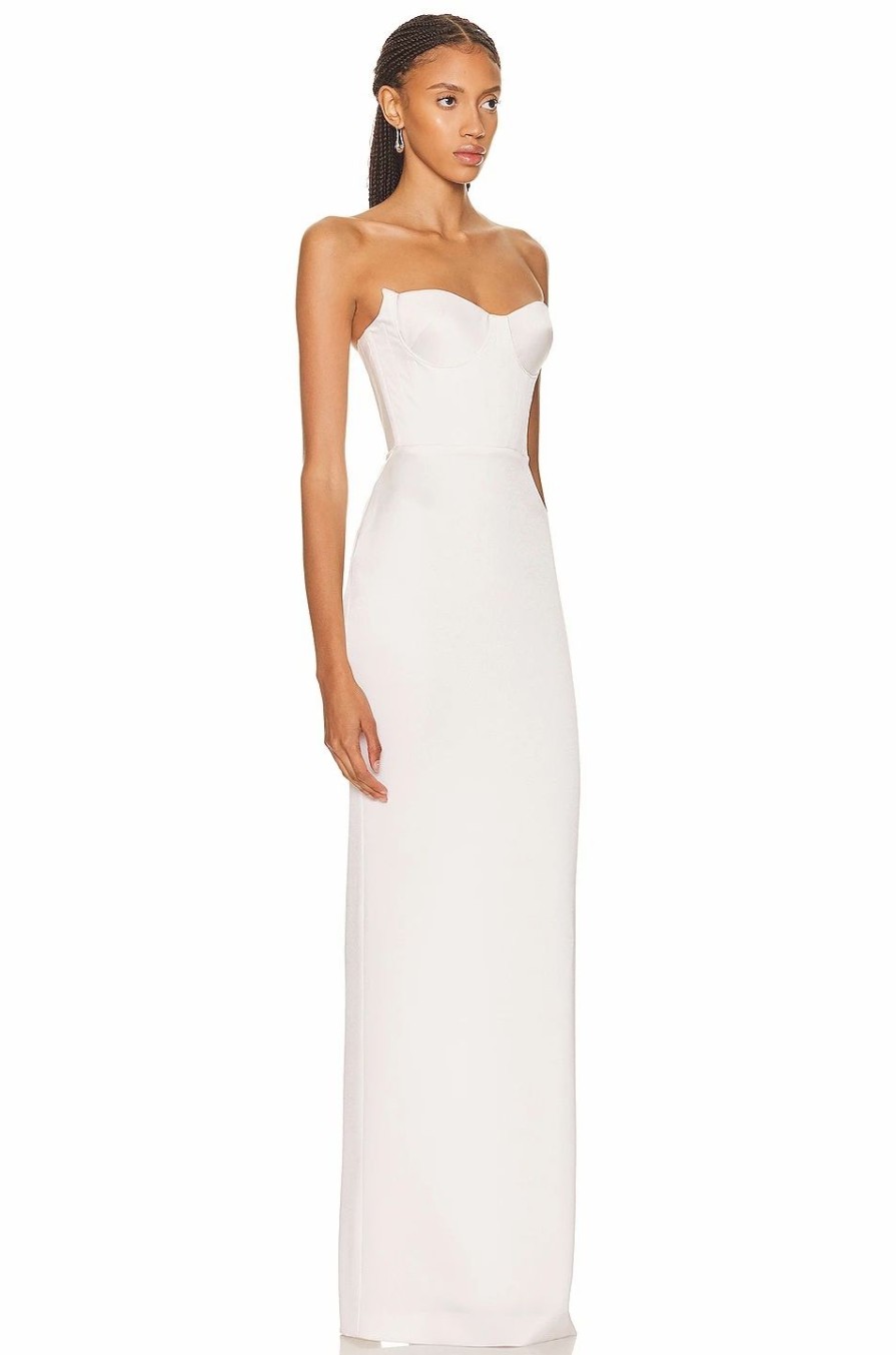 Best * Alex Perry Aniston Strapless Cup Column Gown