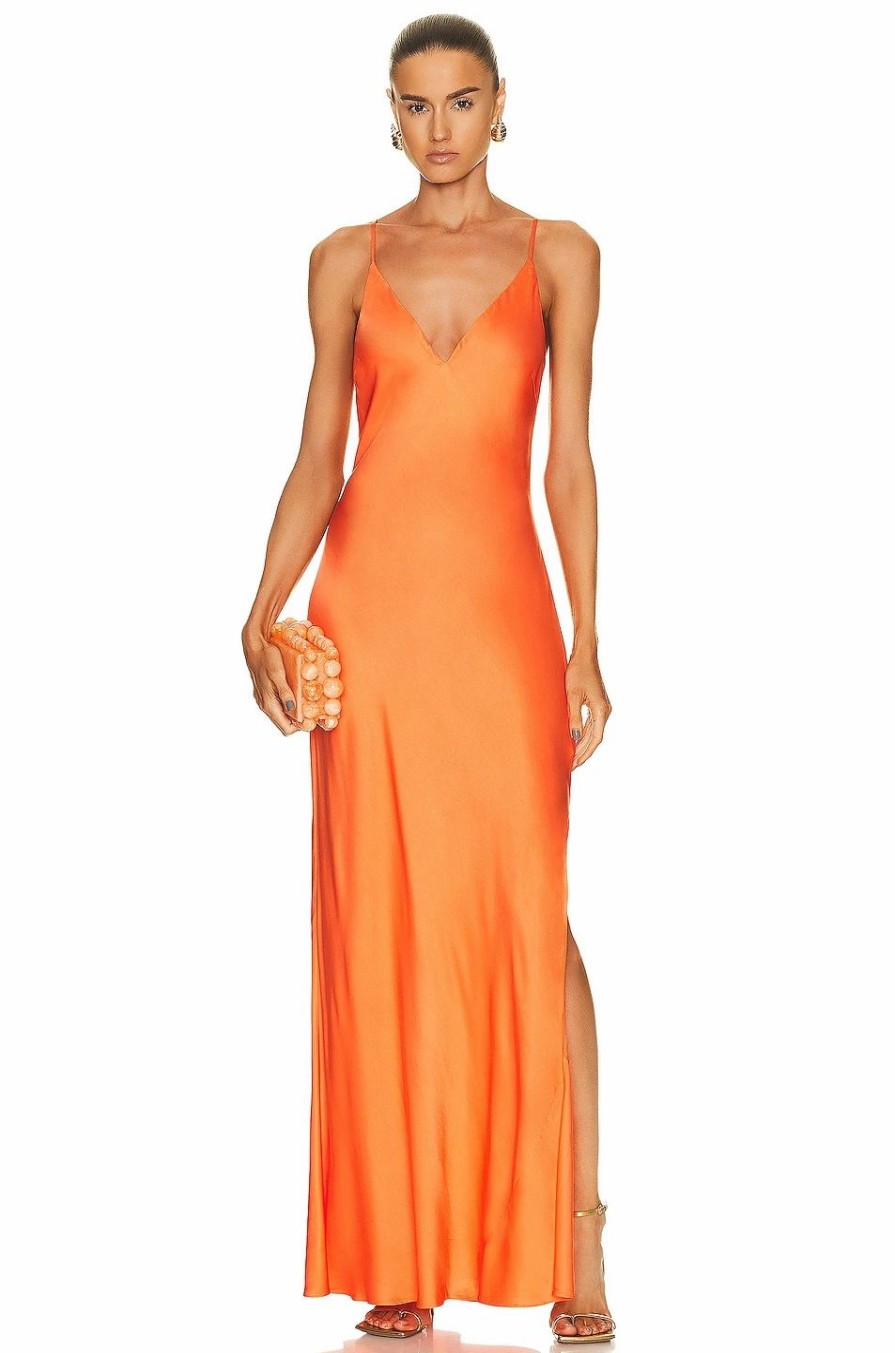 Wholesale * L'Agence Jet Plunge Neck Gown