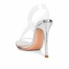 Best * Gianvito Rossi Metropolis Plexi Slingback Pumps