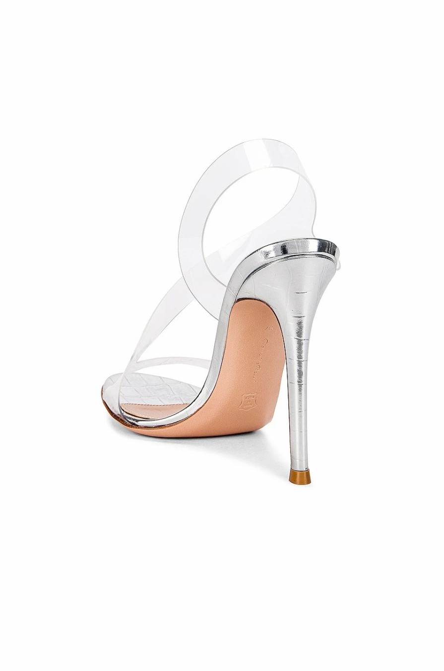 Best * Gianvito Rossi Metropolis Plexi Slingback Pumps