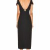 New * Monse Harness Midi Dressin Black