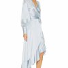 Hot * Zimmermann Silk Wrap Midi Dress