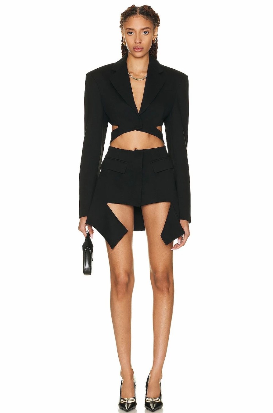 New * Andreadamo Oversize Cut Out Jacket