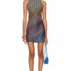 Clearance * Versace La Greca Cocktail Mini Dress