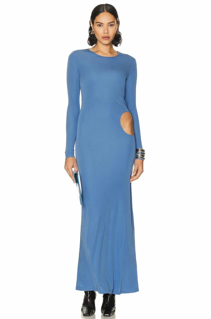 Online * Zeynep Arcay Cut Out Long Sleeve Dress